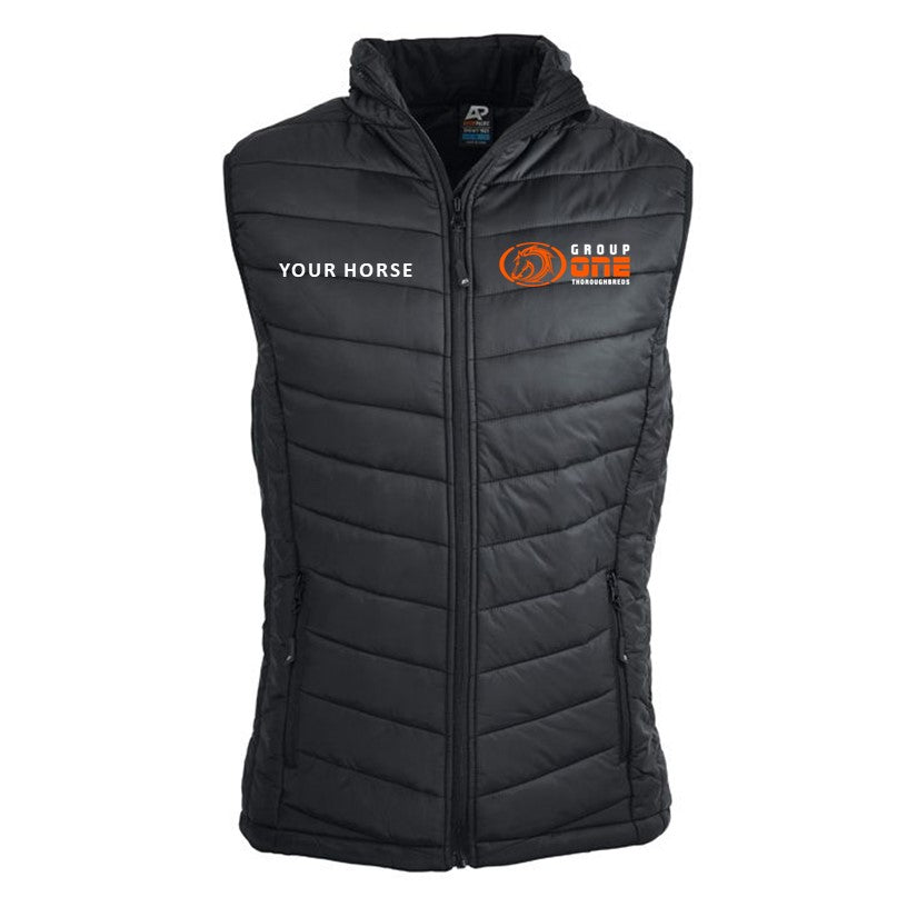 Group One - Puffer Vest Personalised