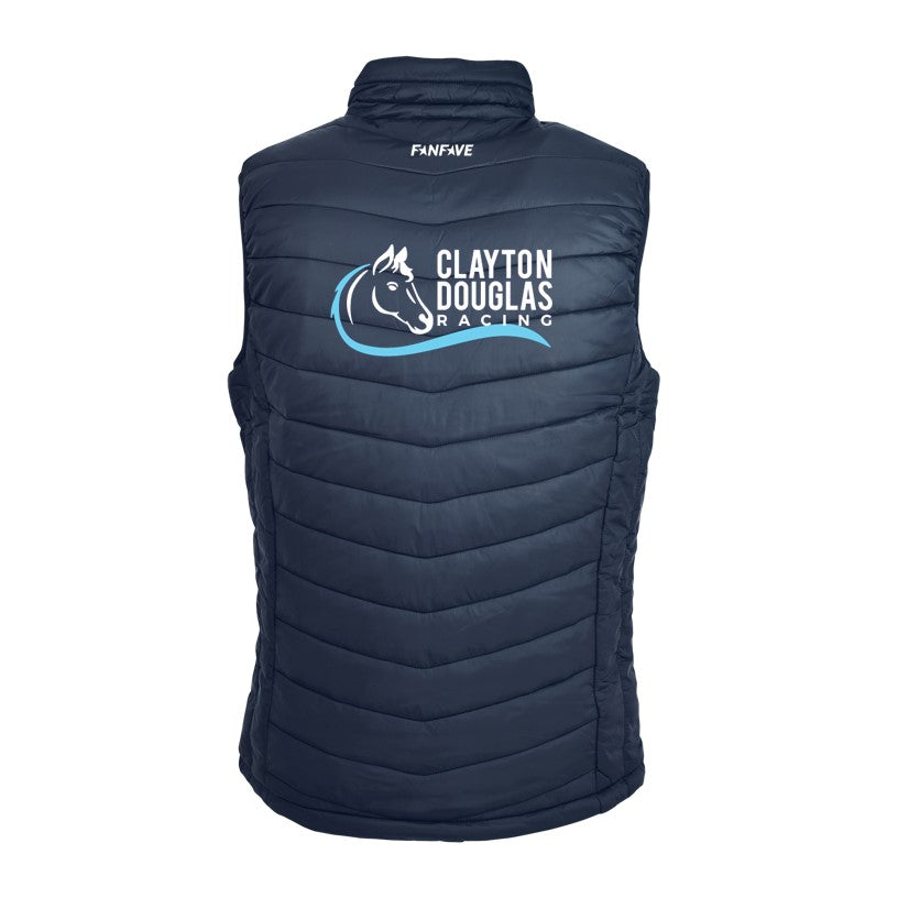 Douglas Ribbed Puffer Hooded Vest