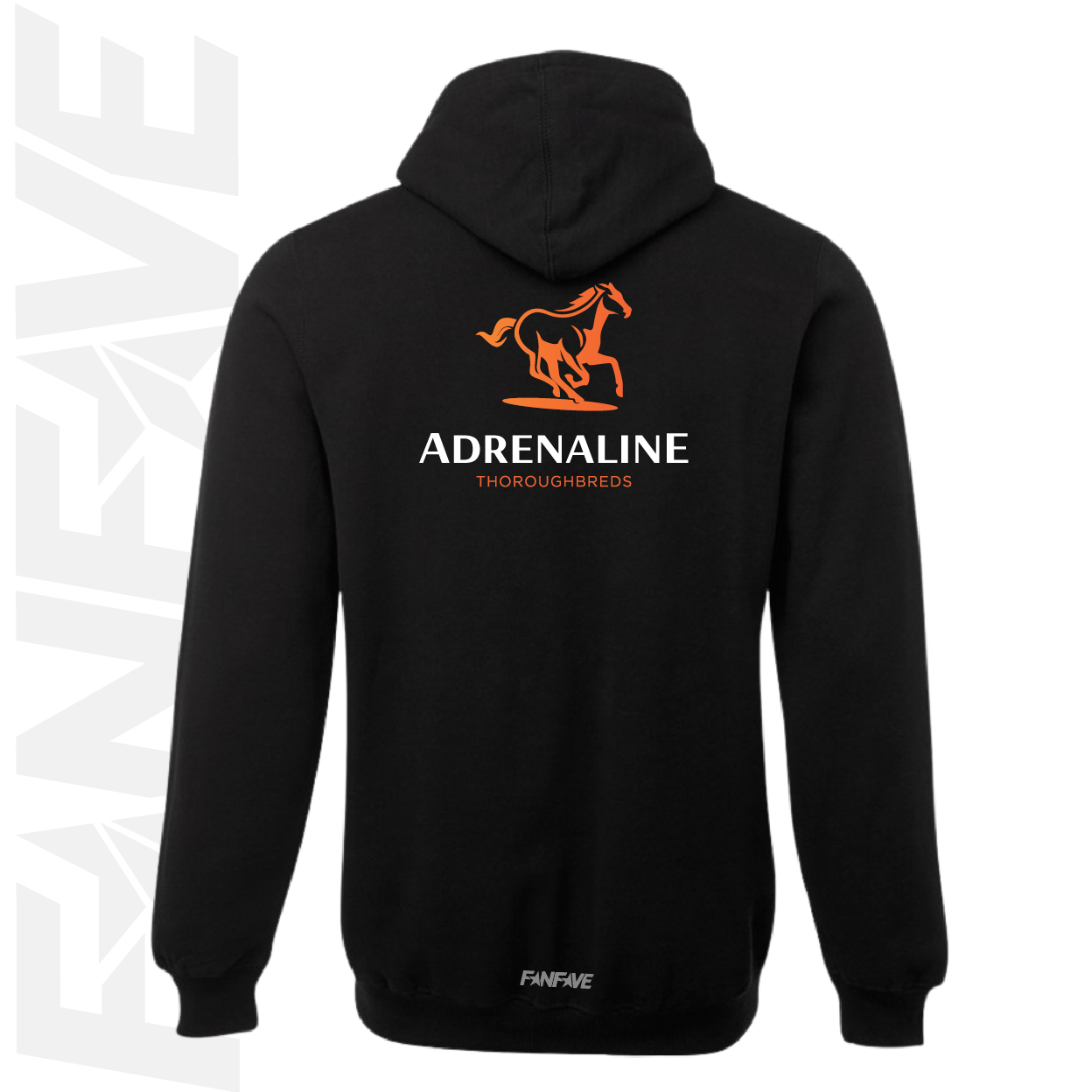 Adrenaline Thoroughbreds - Mens Fleecy Hoodie
