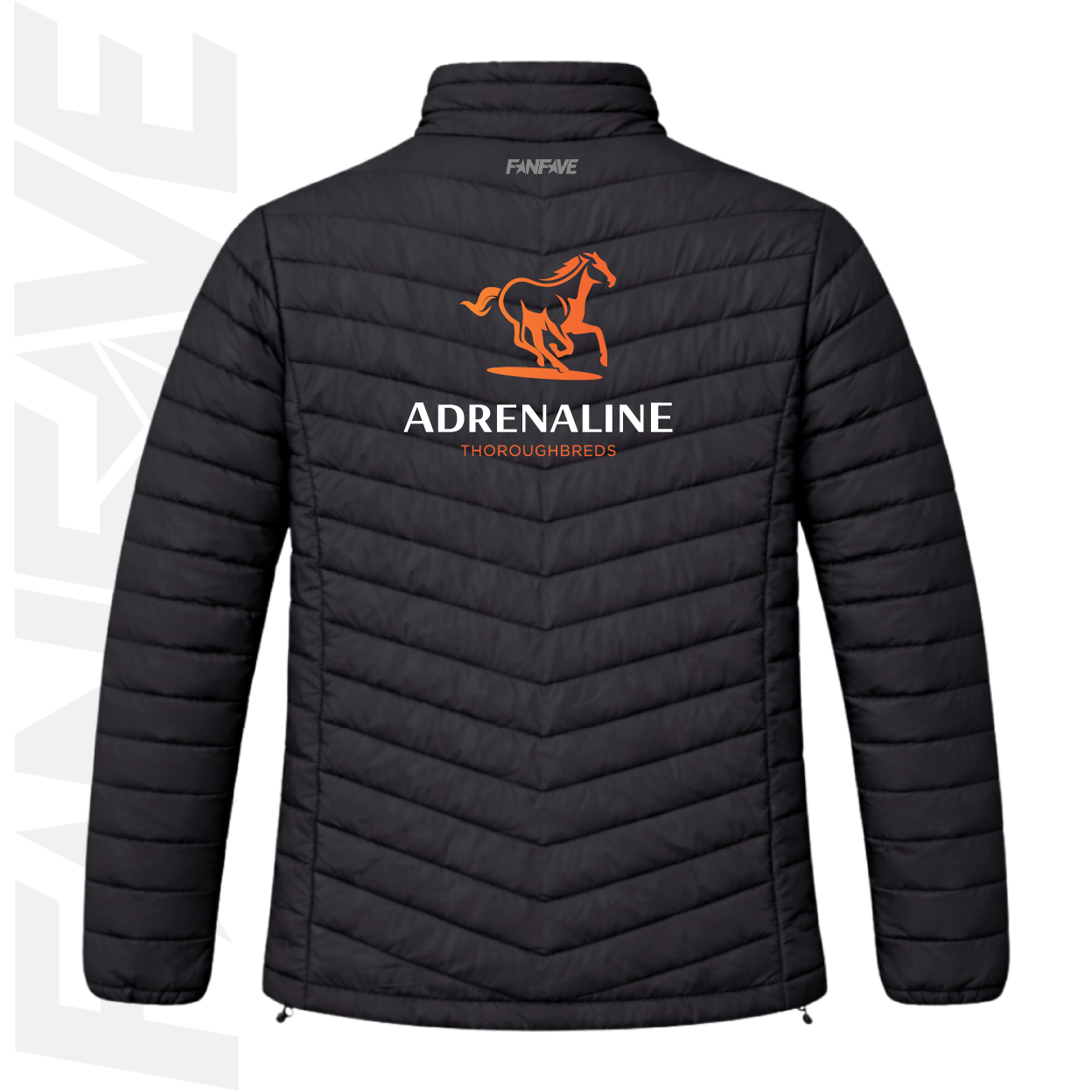 Adrenaline Thoroughbreds - Mens Puffer Jacket | Personalised