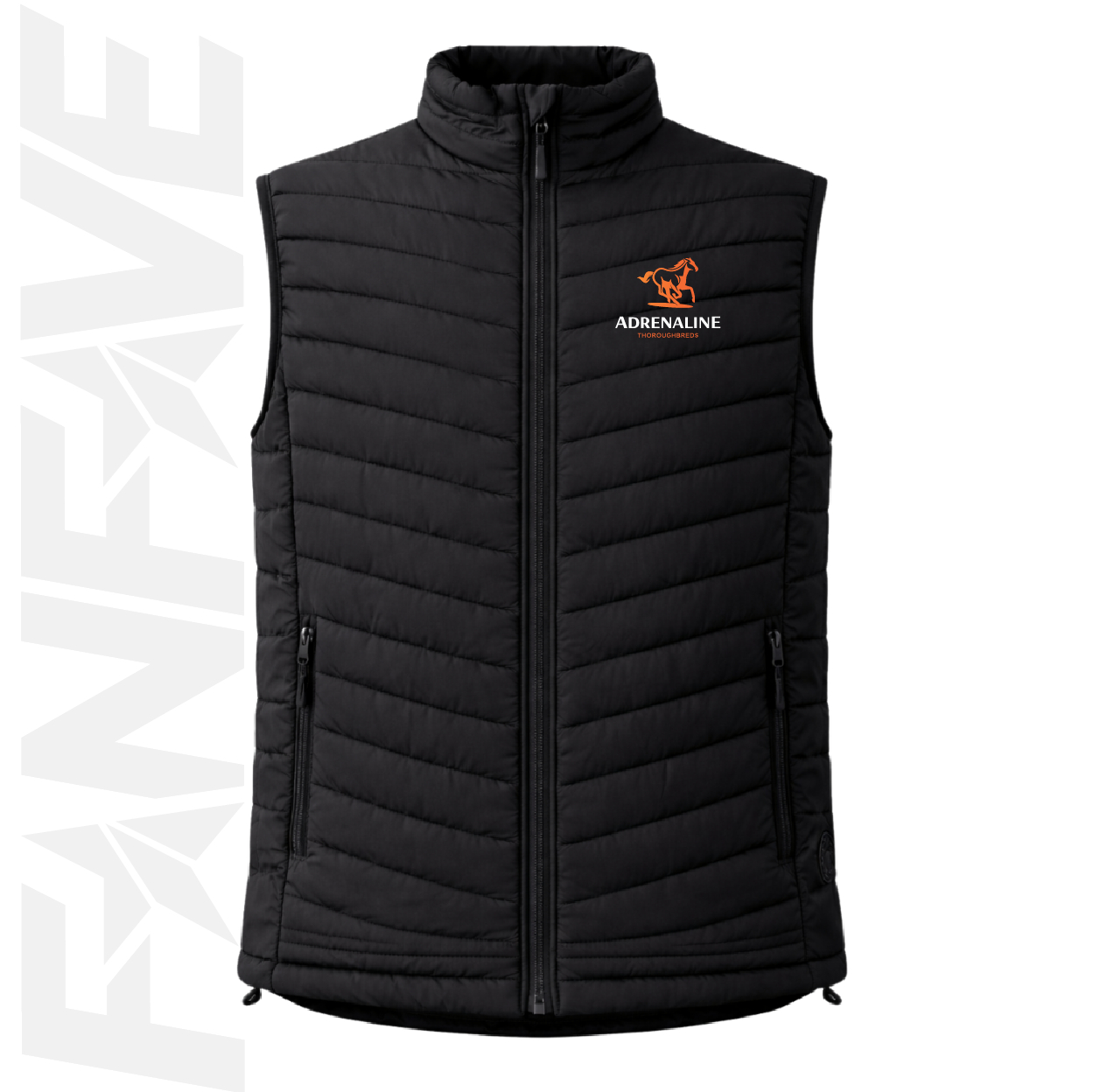 Adrenaline Thoroughbreds - Mens Puffer Vest | Personalised