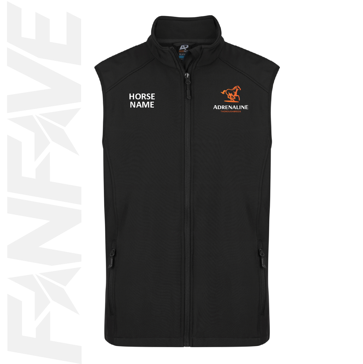 Adrenaline Thoroughbreds - Ladies SoftShell Vest | Personalised