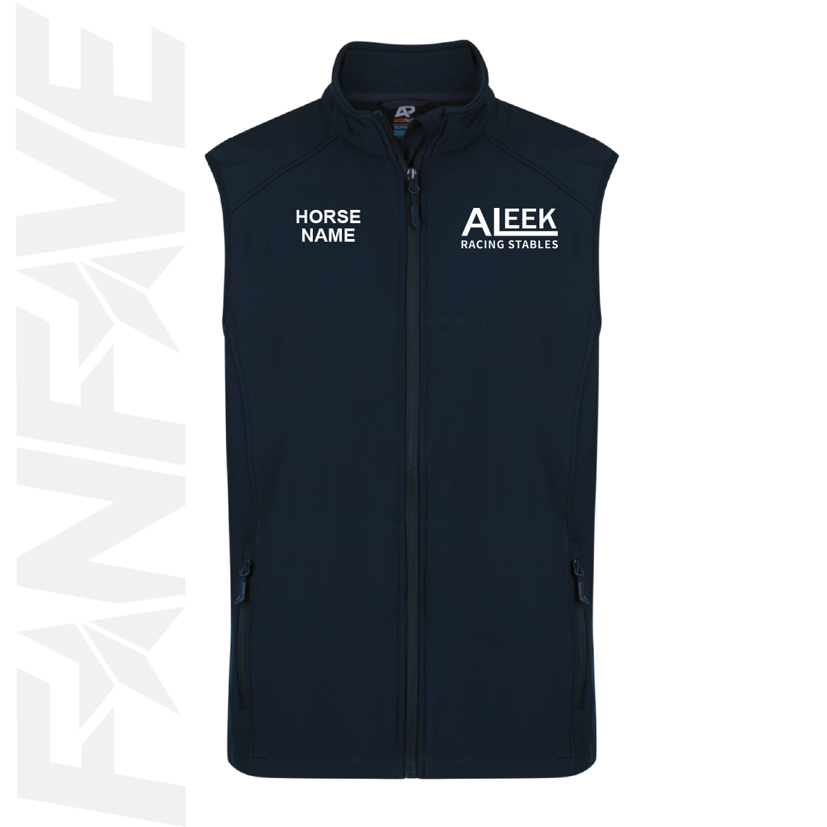 Andrea Leek Racing Stables  - Kids SoftShell Vest | Personalised