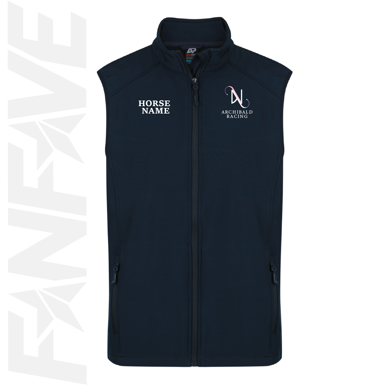 Archibald Racing - SoftShell Vest Personalised