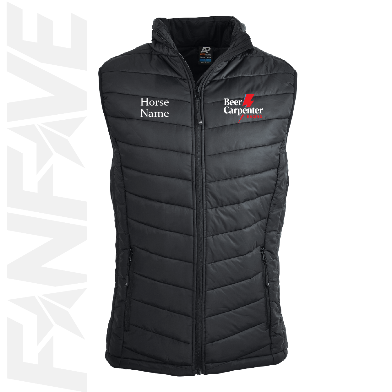 Beer Carpenter Racing - Puffer Vest Personalised