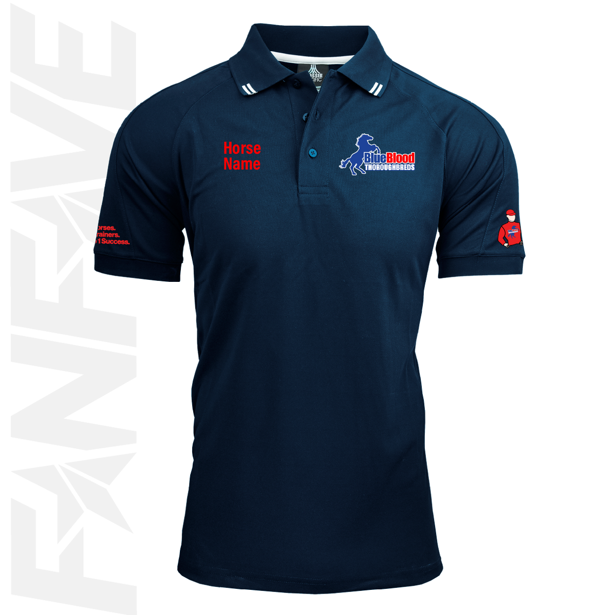 Blueblood Thoroughbreds  - Mens Polo | Personalised