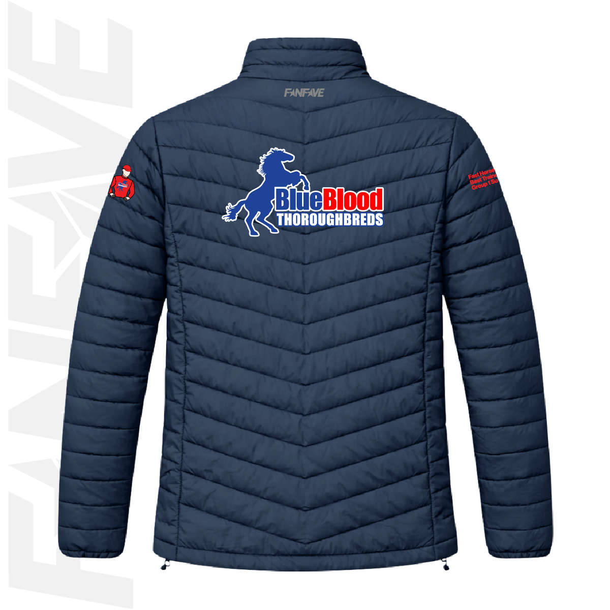 Blueblood Thoroughbreds  - Ladies Puffer Jacket | Personalised