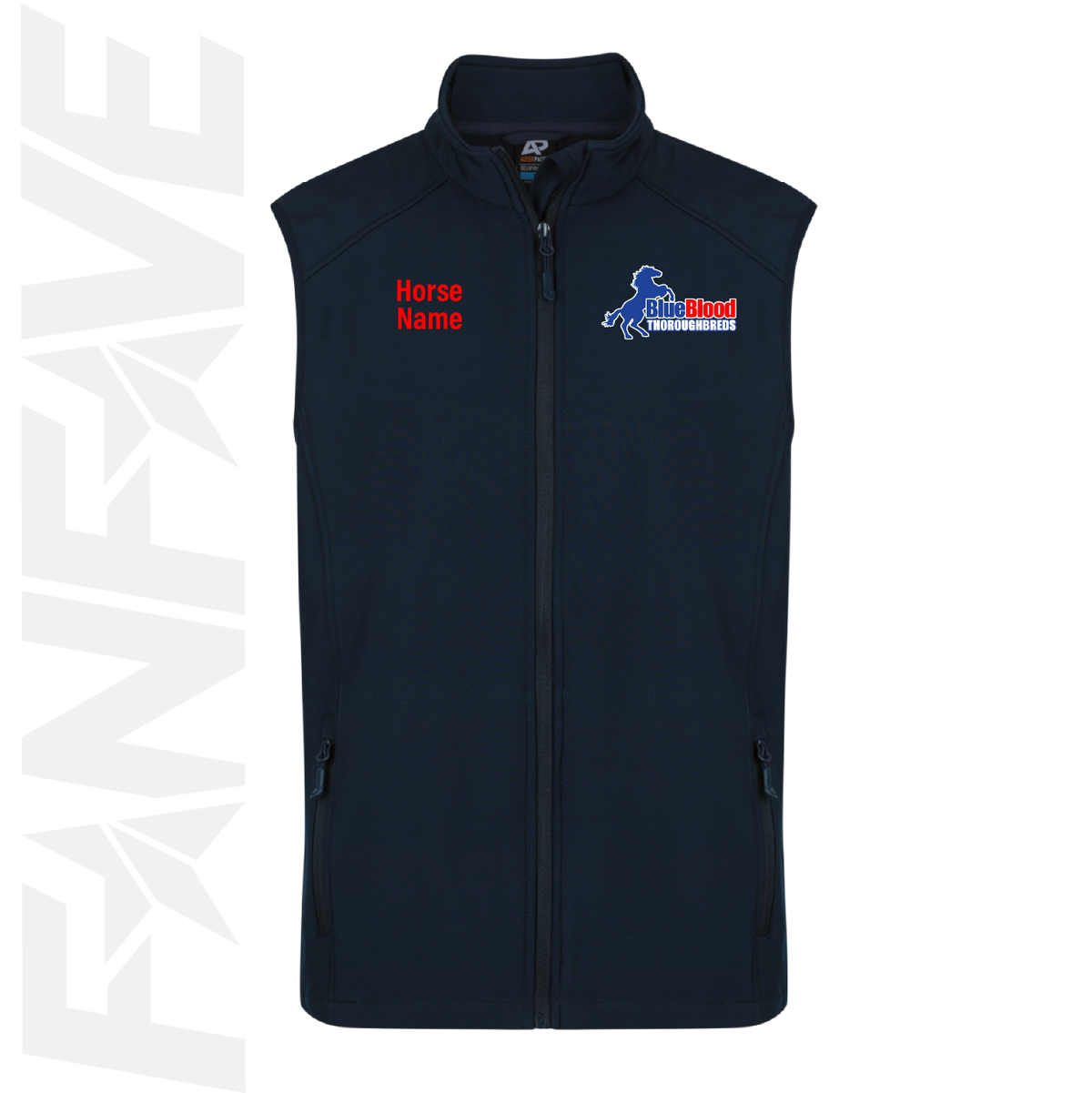 Blueblood Thoroughbreds  - Kids SoftShell Vest | Personalised