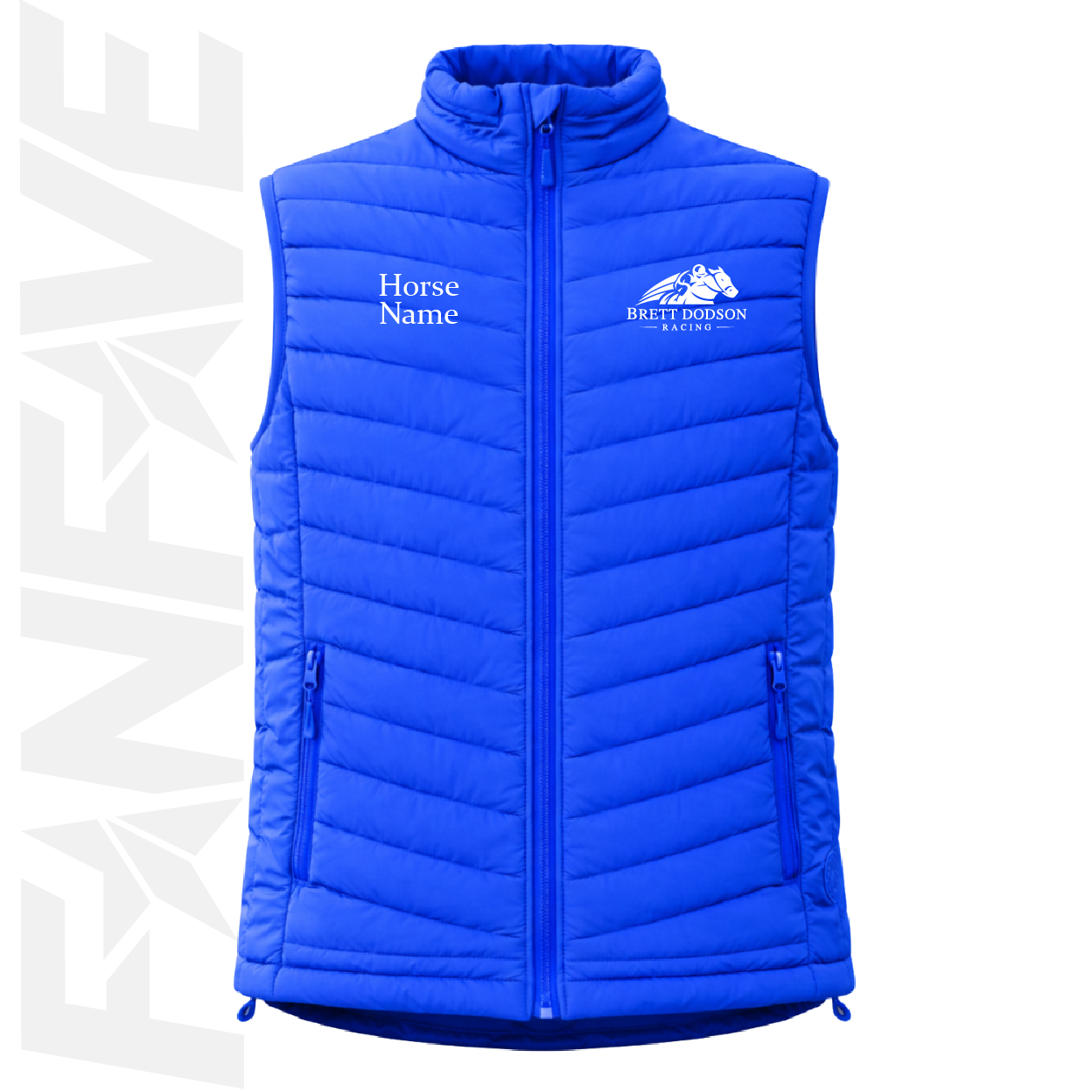 Brett Dodson Racing - Mens Puffer Vest | Personalised