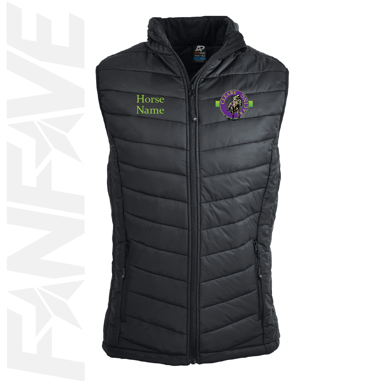 Cleary Racing - Puffer Vest Personalised