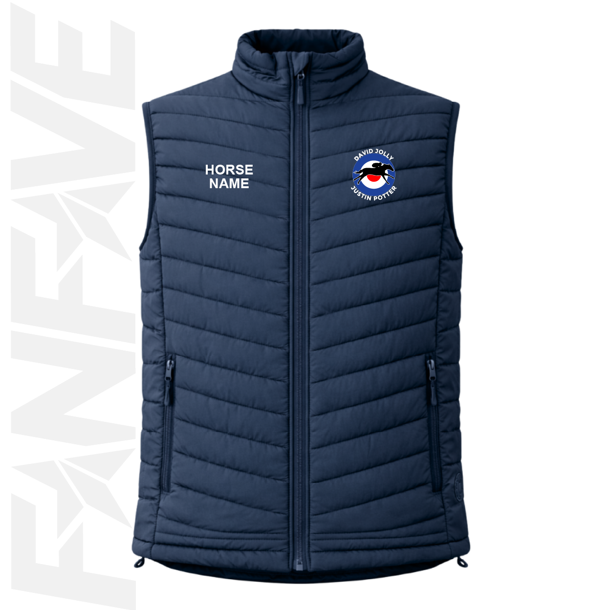 David Jolly & Justin Potter - Puffer Vest Personalised