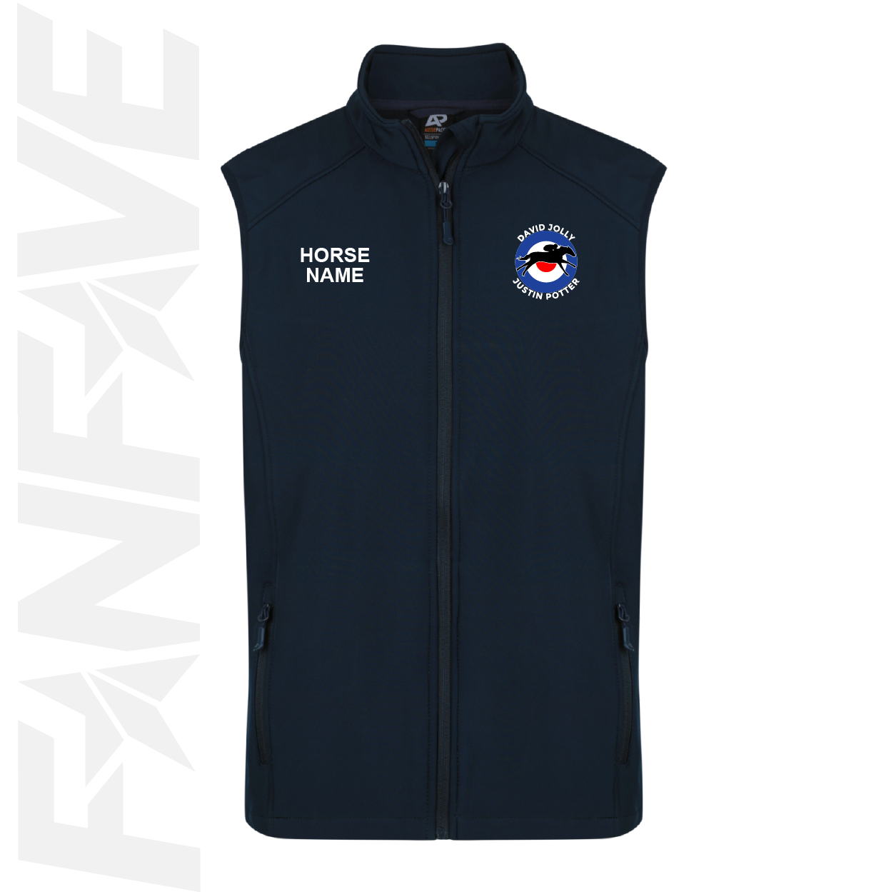 David Jolly & Justin Potter - SoftShell Vest Personalised