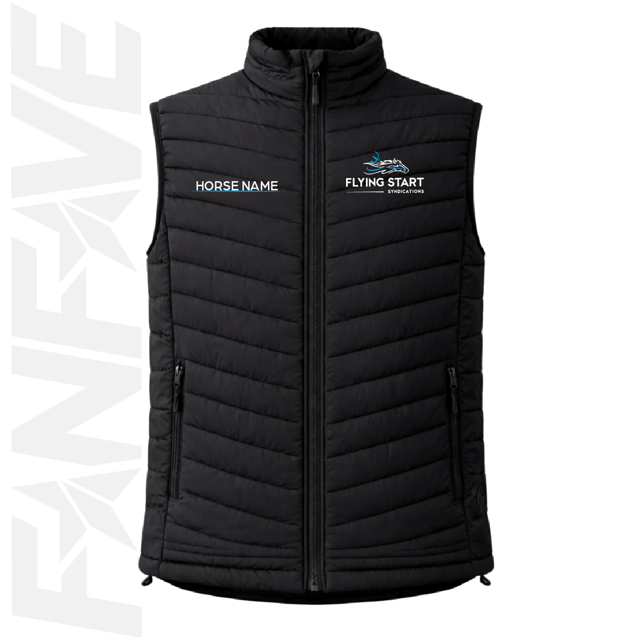 Flying Start - Puffer Vest Personalised