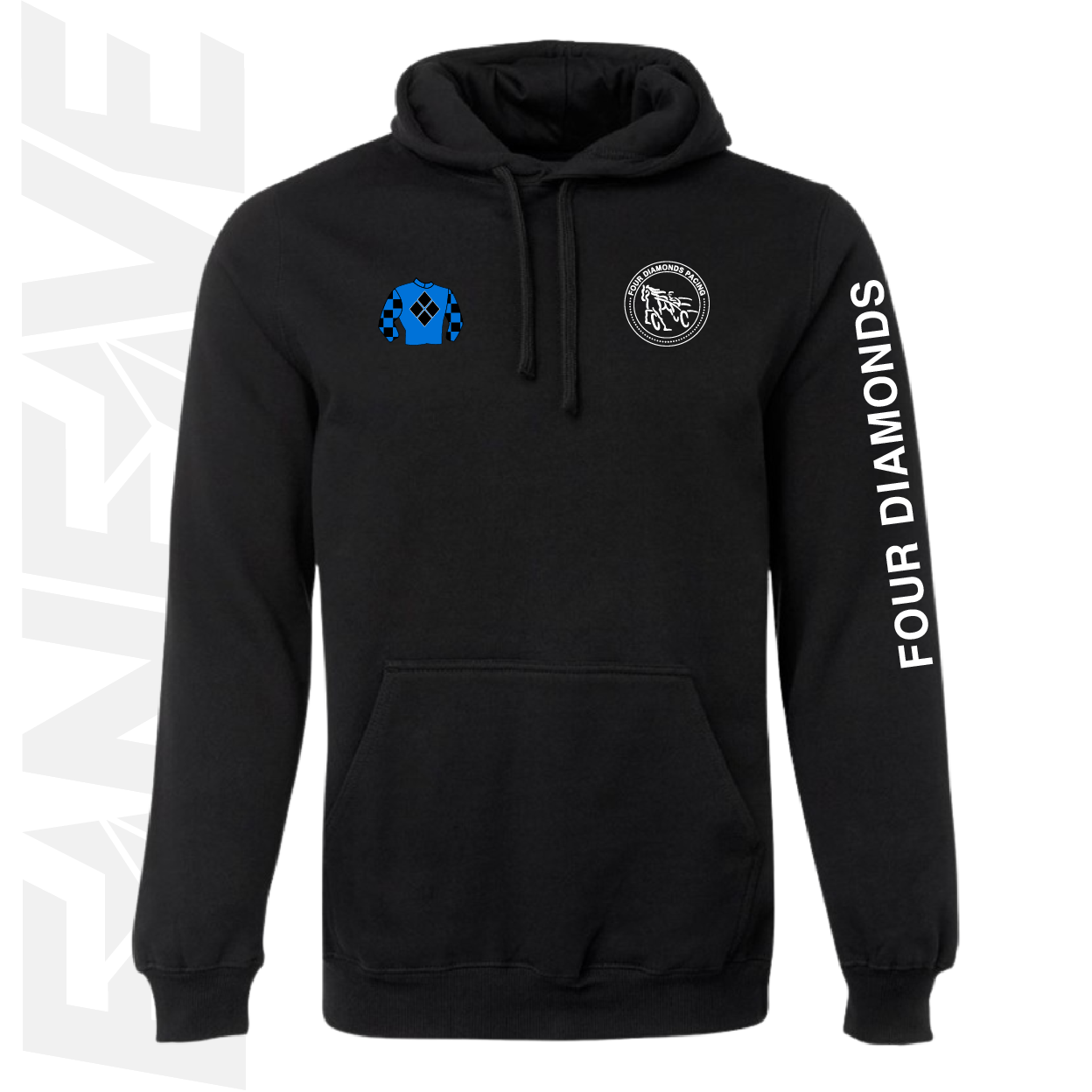 Four Diamonds Pacing - Fleecy Hoodie