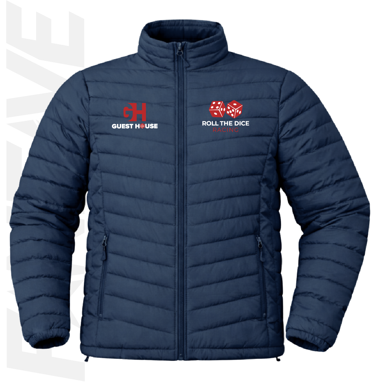 Guest House | Roll The Dice Racing - Puffer Jacket