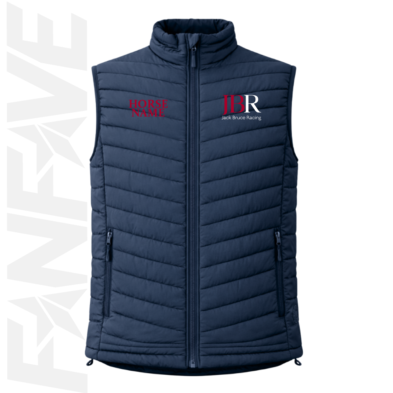 Jack Bruce Racing - Ladies Puffer Vest | Personalised