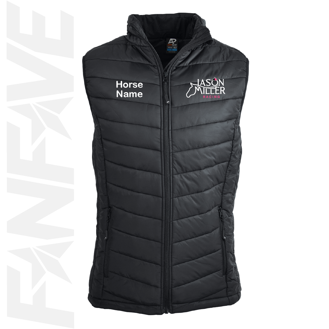 Jason Miller Racing - Puffer Vest Personalised