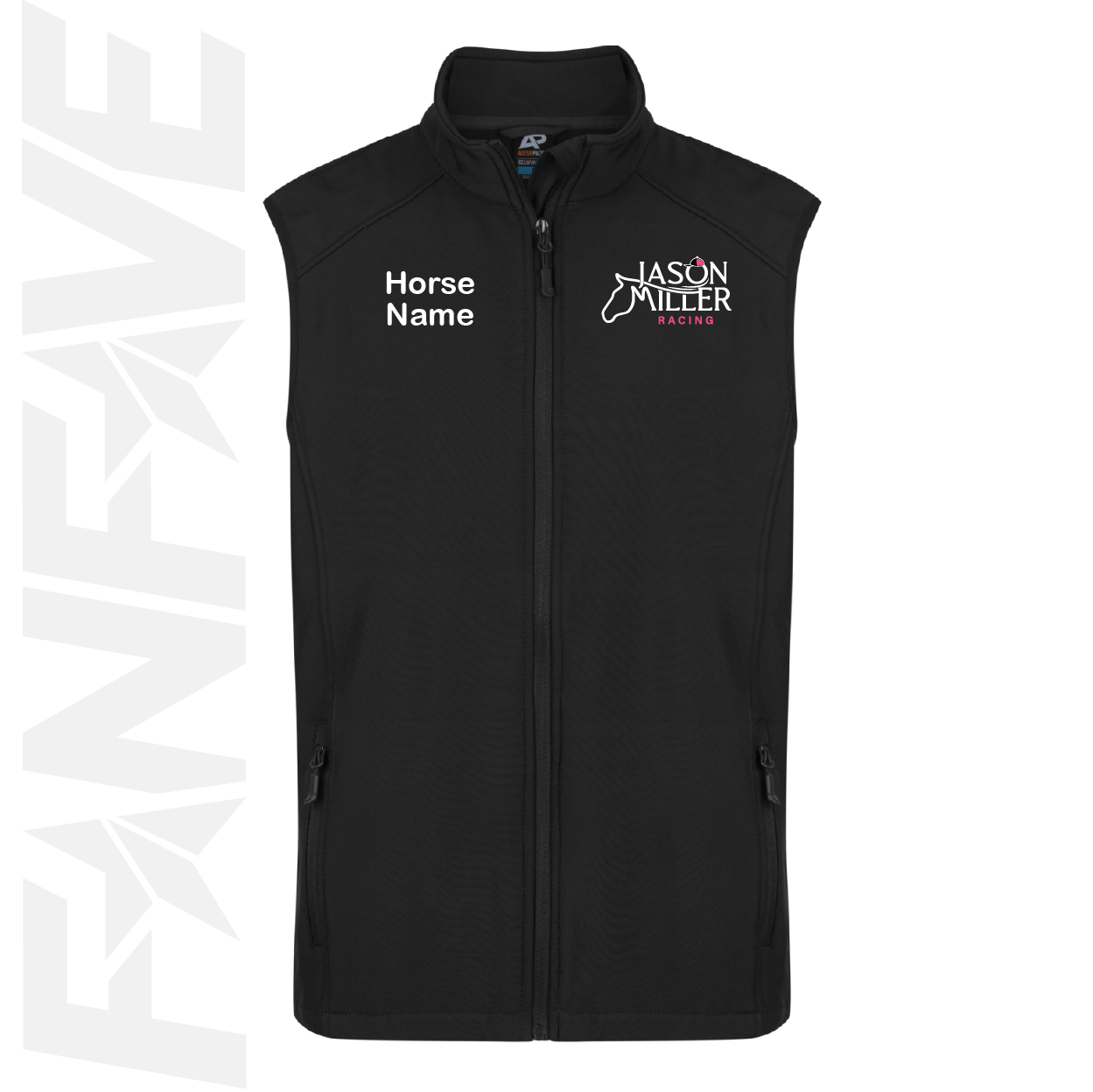 Jason Miller Racing - SoftShell Vest Personalised