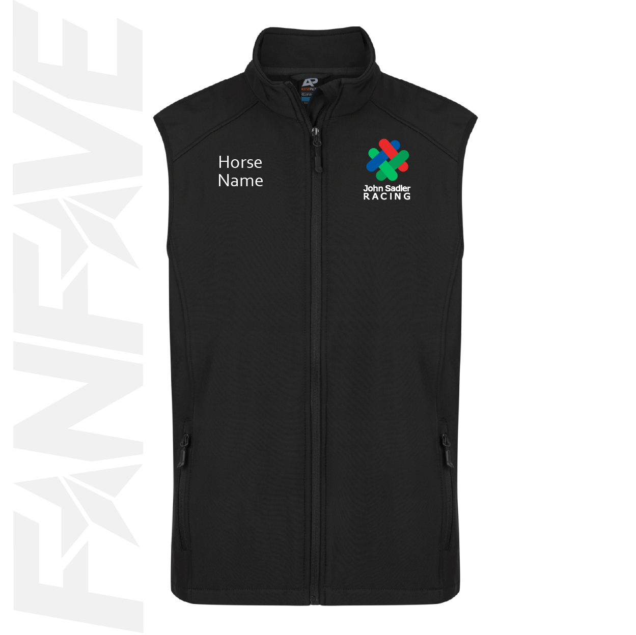 John Sadler Racing - SoftShell Vest Personalised