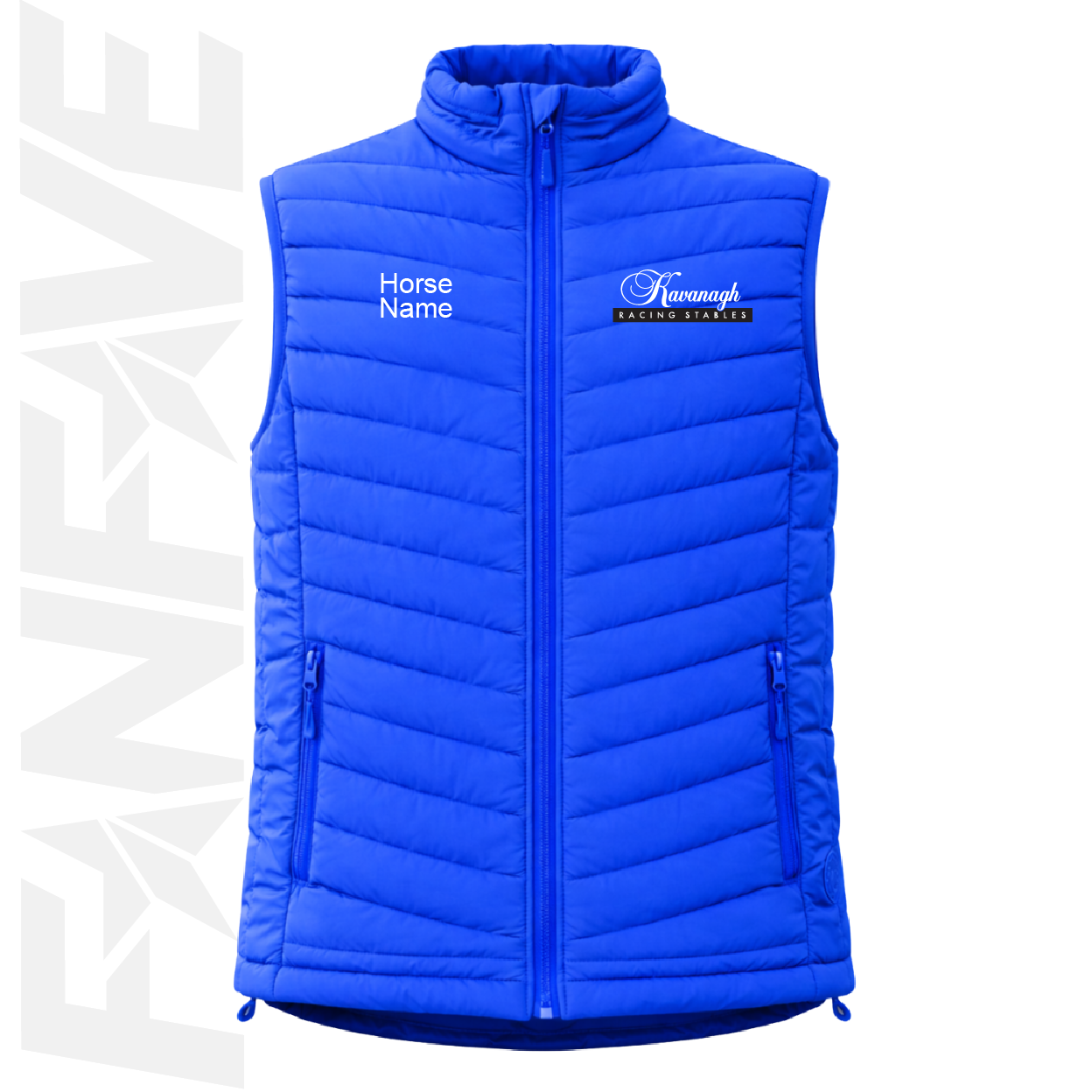 Kavanagh Racing - Ladies Puffer Vest Personalised