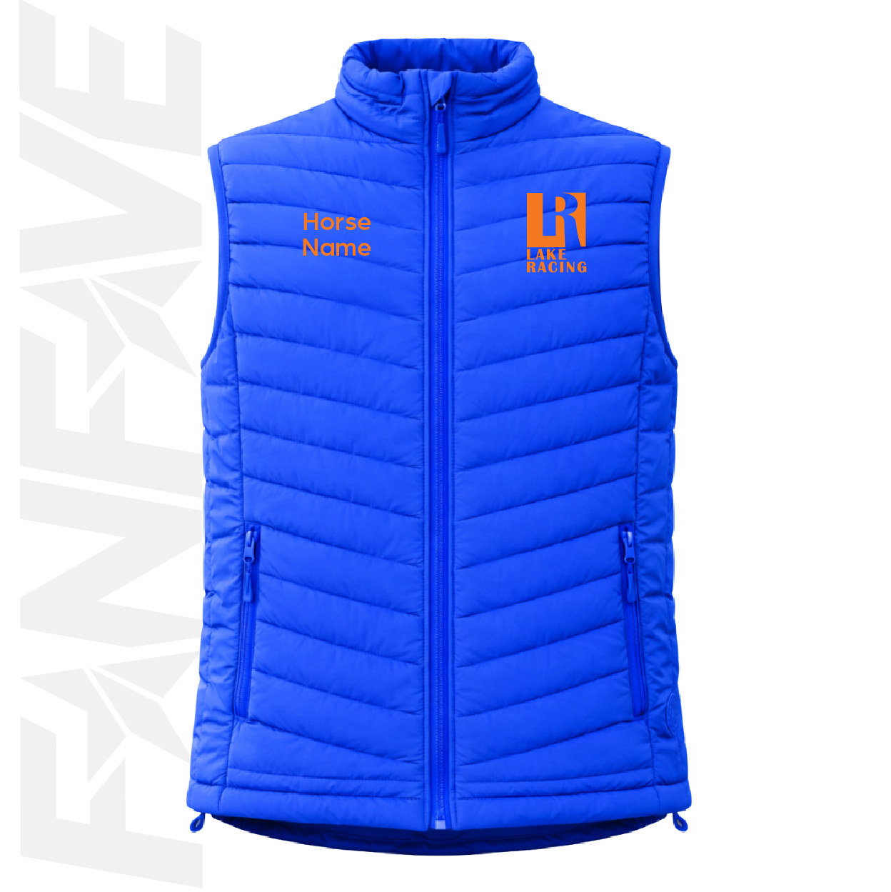 Lake - Mens Puffer Vest Personalised