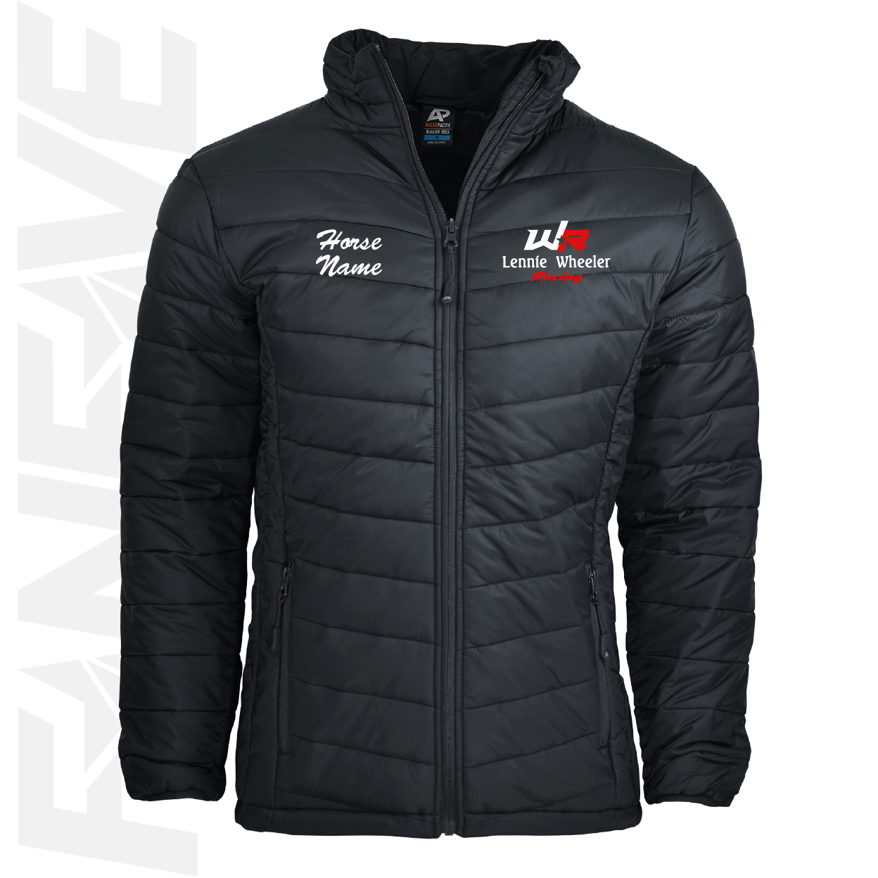 Lennie Wheeler Racing - Puffer Jacket Personalised