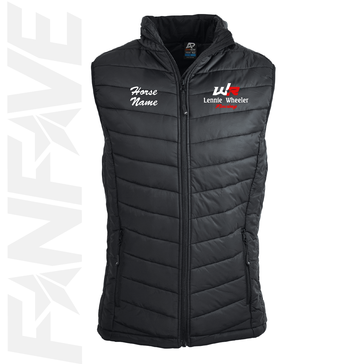 Lennie Wheeler Racing - Puffer Vest Personalised
