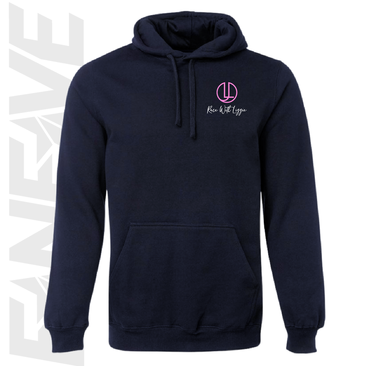 Race With Lizzie  - Mens Fleecy Hoodie