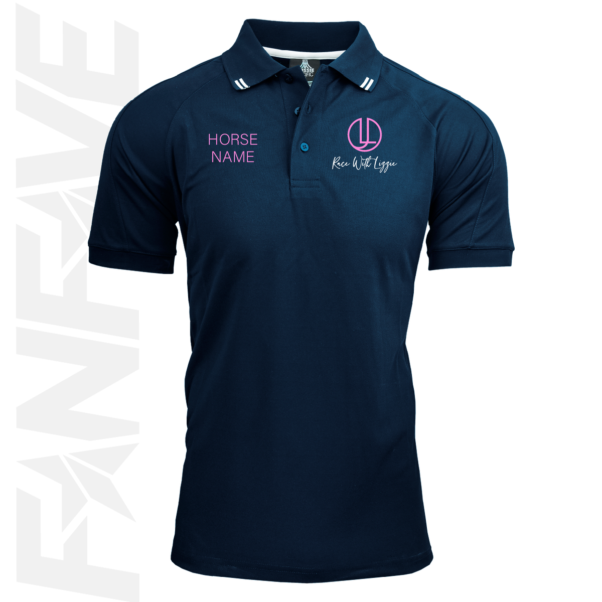 Race With Lizzie  - Mens Polo | Personalised