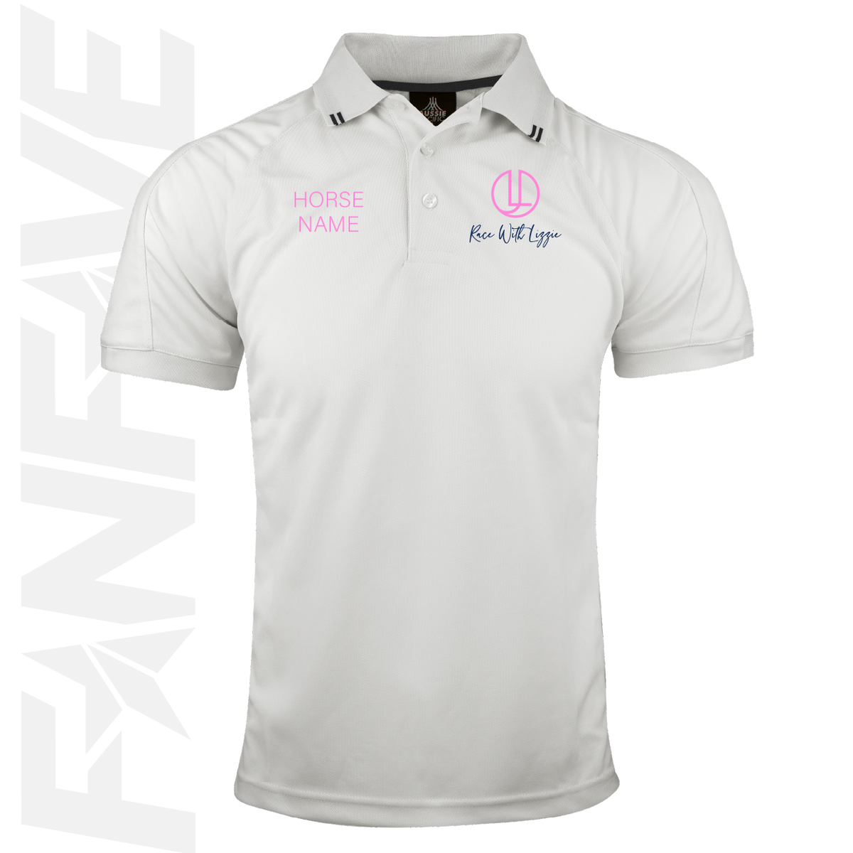 Race With Lizzie  - Mens Polo | Personalised