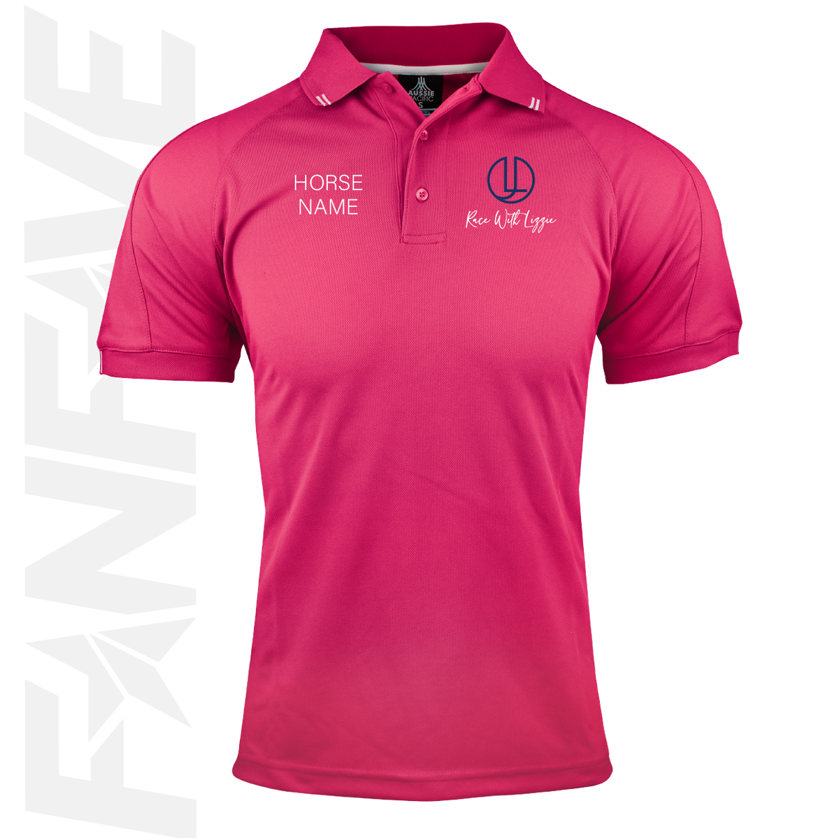 Race With Lizzie  - Ladies Polo | Personalised