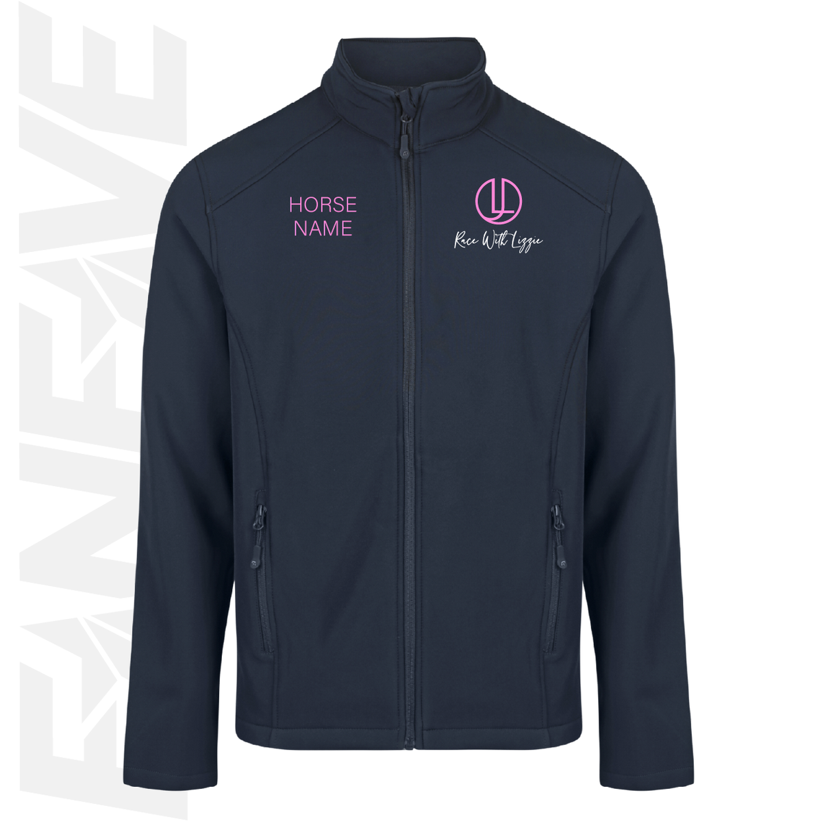 Race With Lizzie  - Kids SoftShell Jacket | Personalised