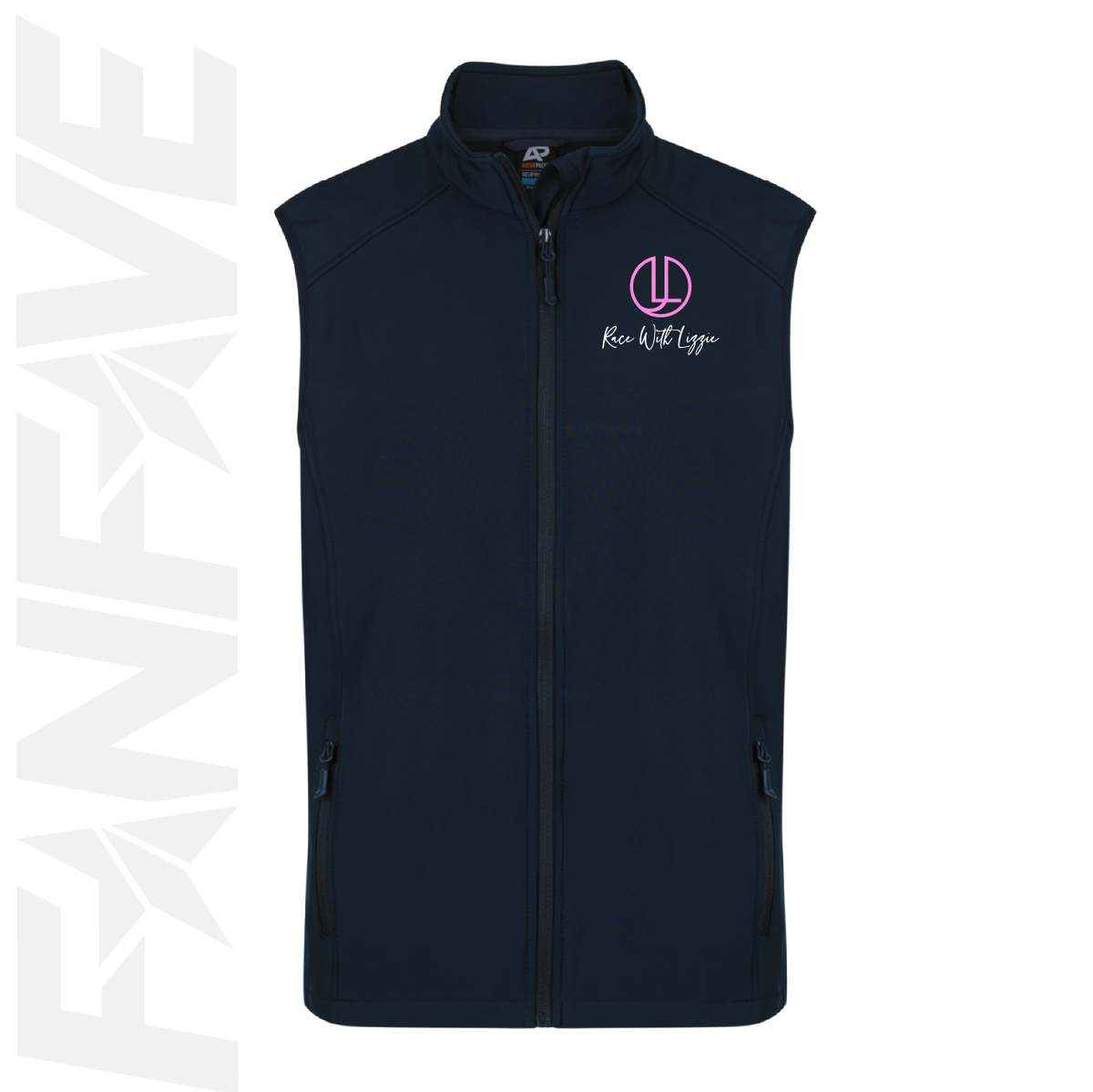 Race With Lizzie  - Mens SoftShell Vest | Personalised