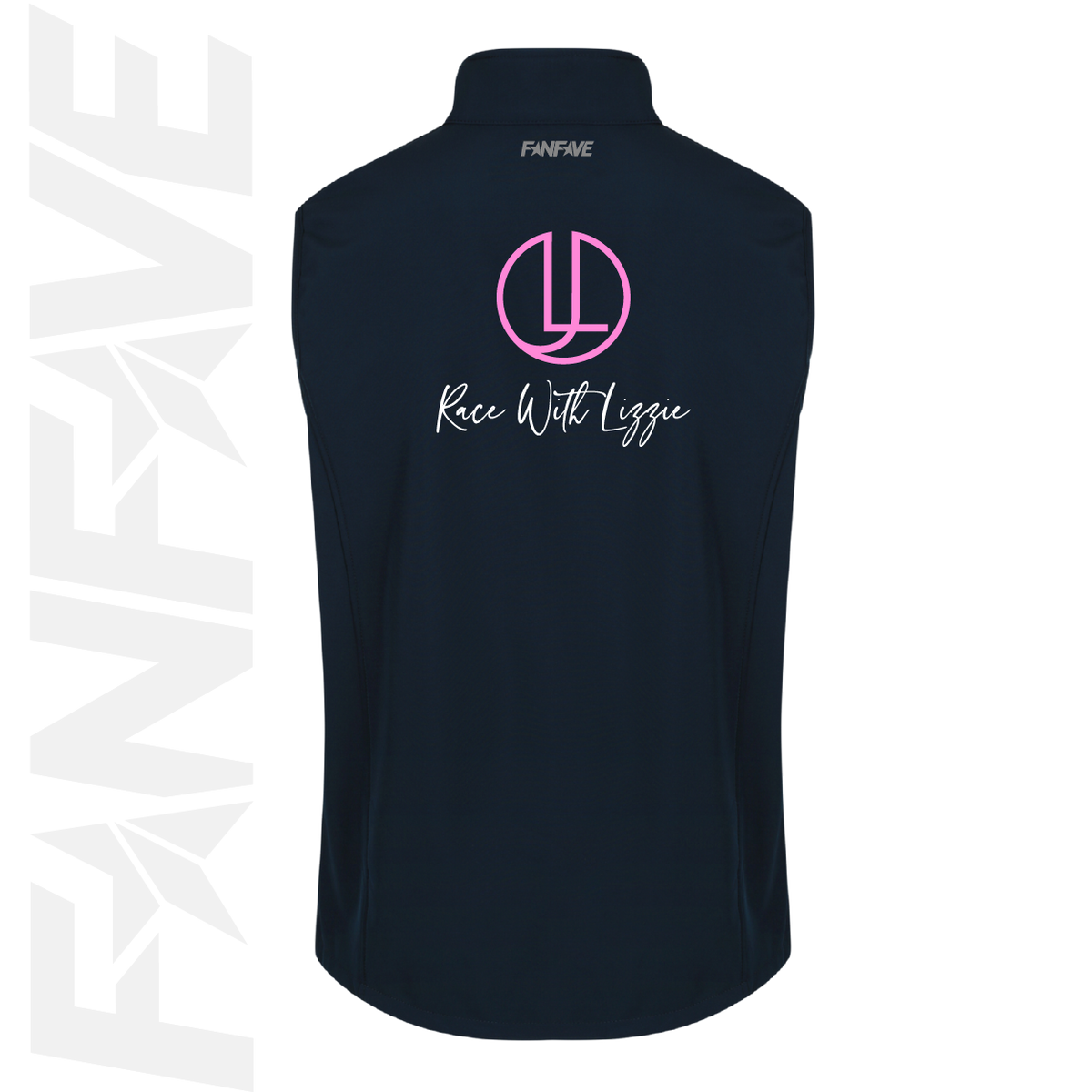 Race With Lizzie  - Mens SoftShell Vest | Personalised