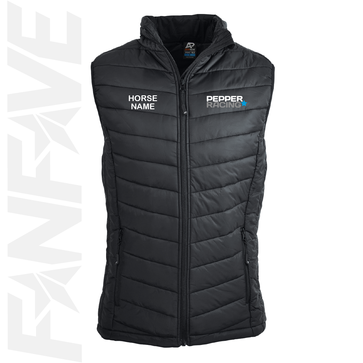 Luke Pepper Racing - Puffer Vest Personalised