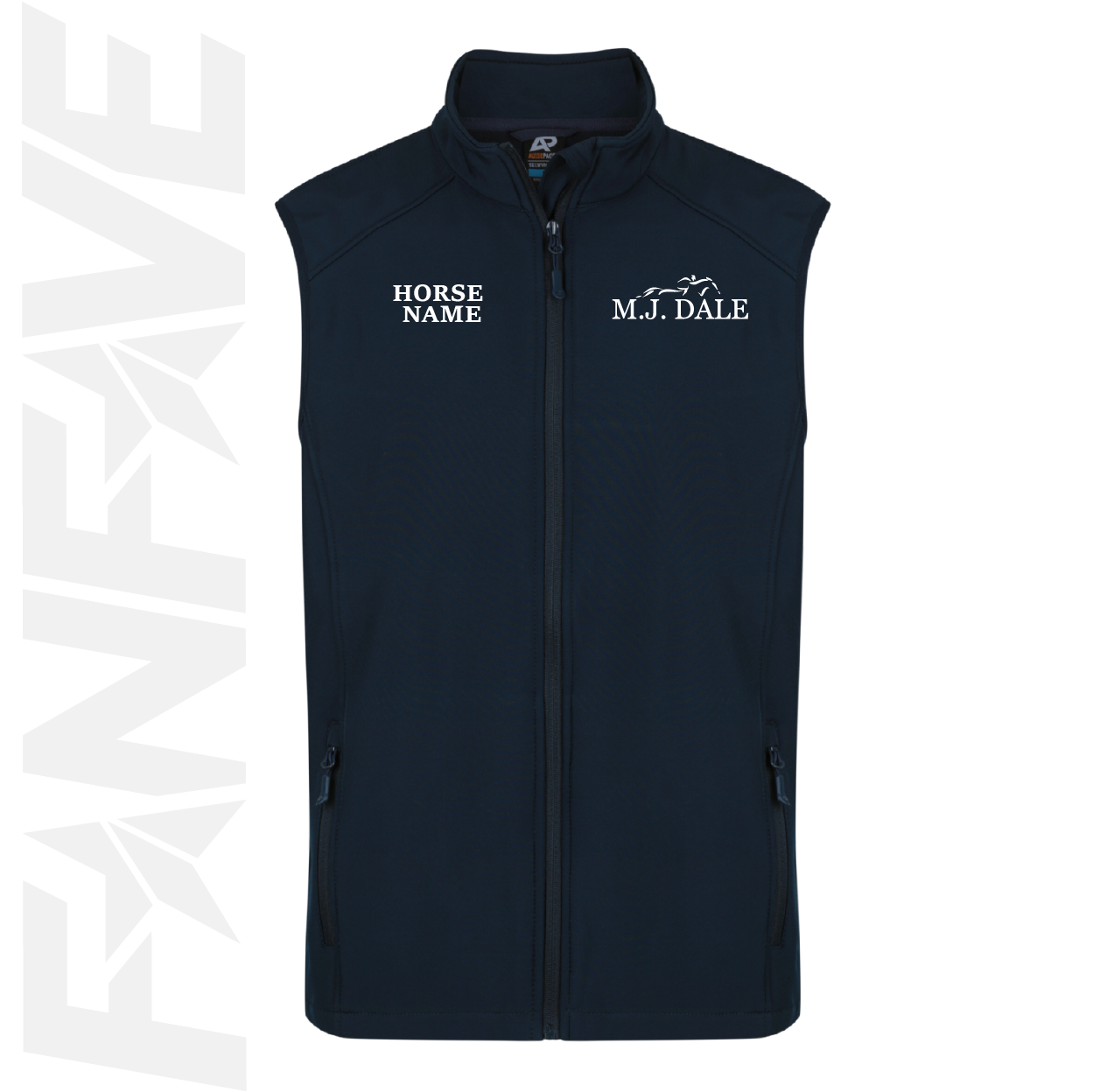 MJ Dale Racing - SoftShell Vest Personalised
