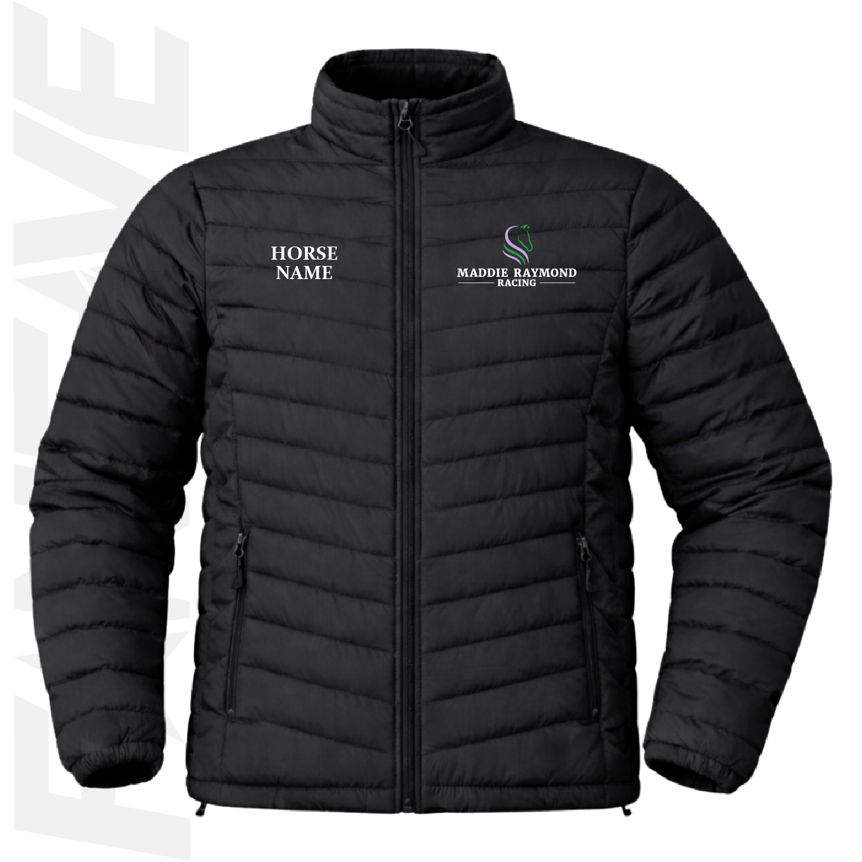 Maddie Raymond Racing - Kids Puffer Jacket | Personalised