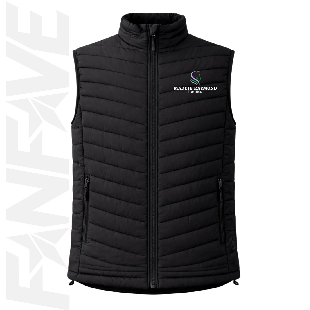 Maddie Raymond Racing - Mens Puffer Vest | Personalised