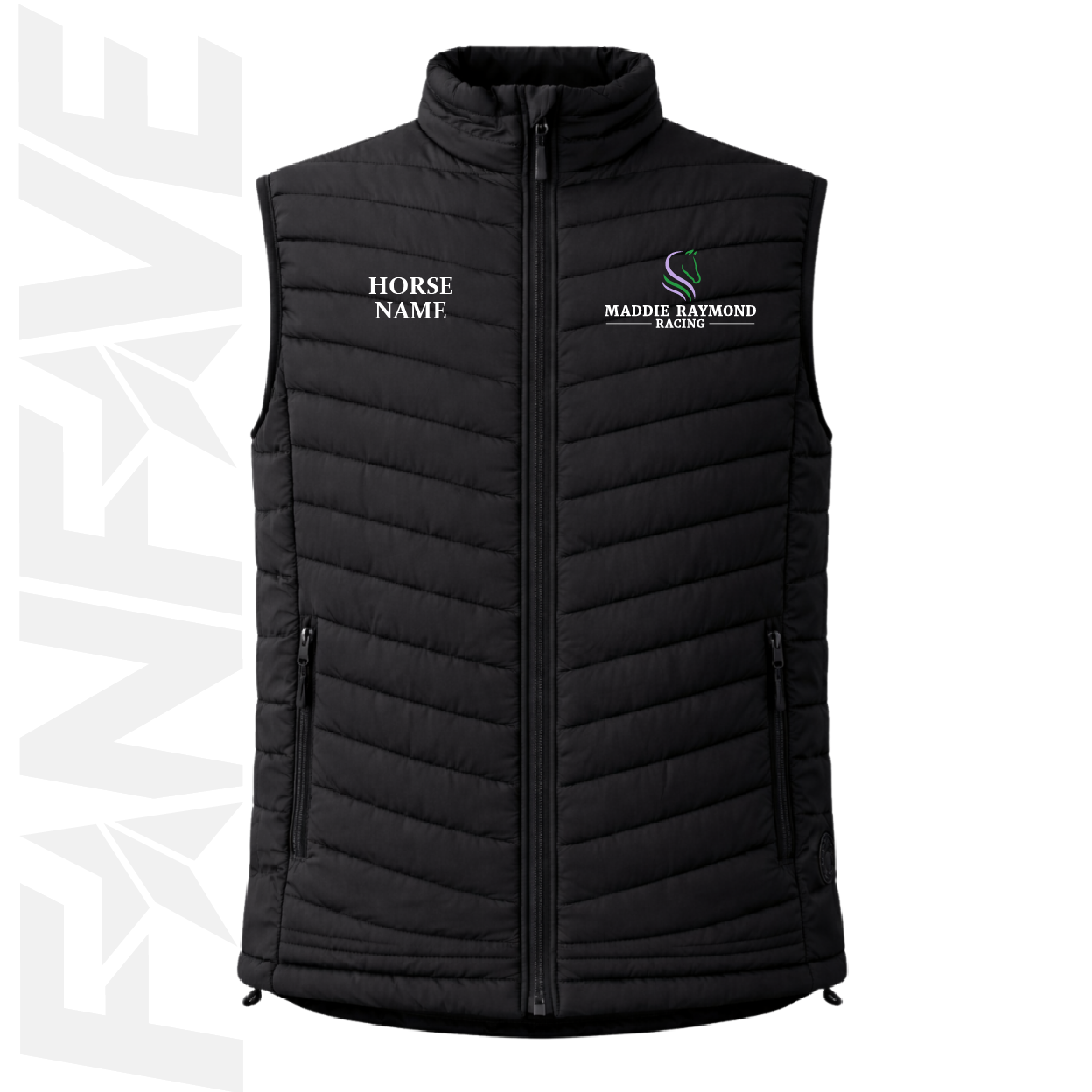 Maddie Raymond Racing - Ladies Puffer Vest | Personalised