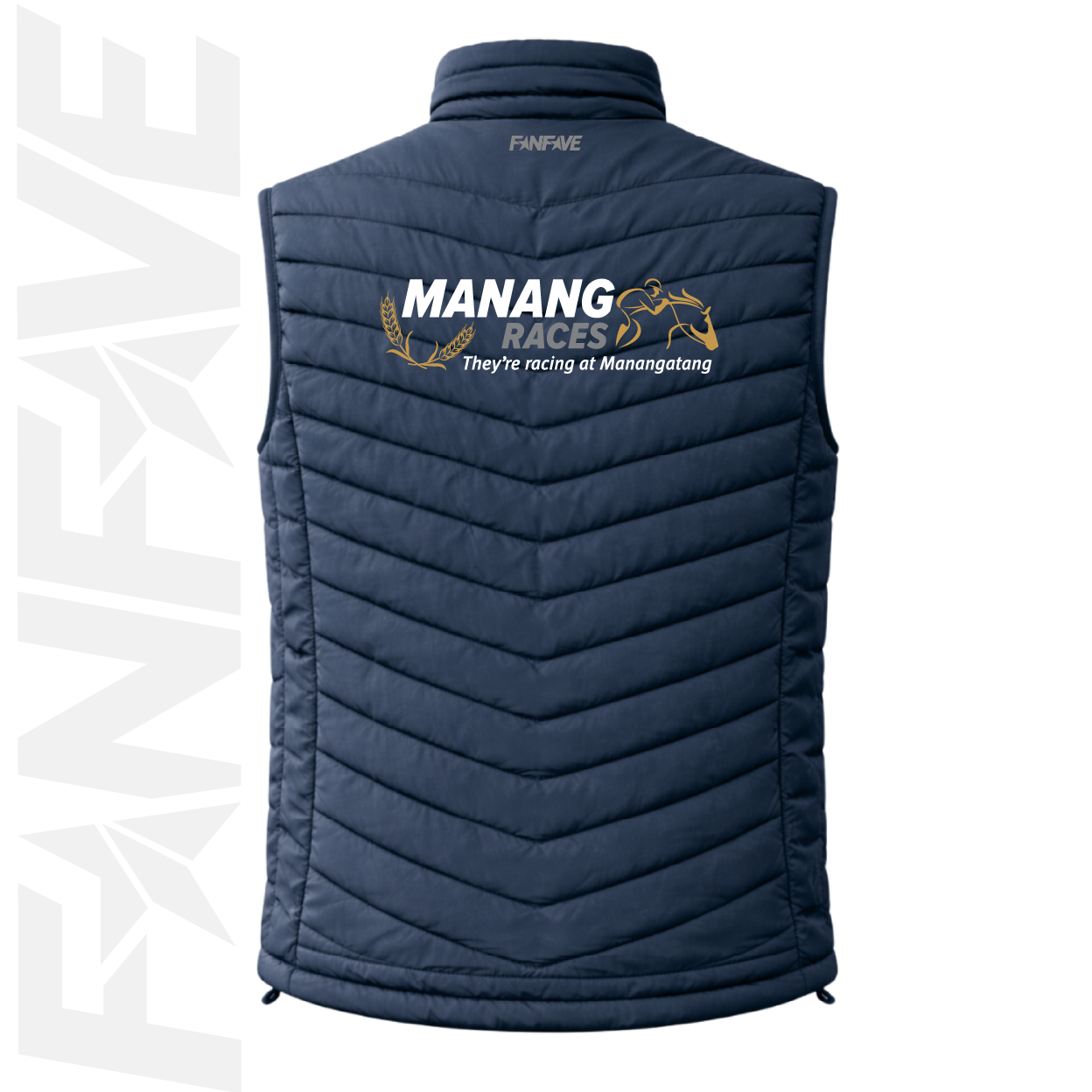 Manangatang Racing Club - Mens Puffer Vest