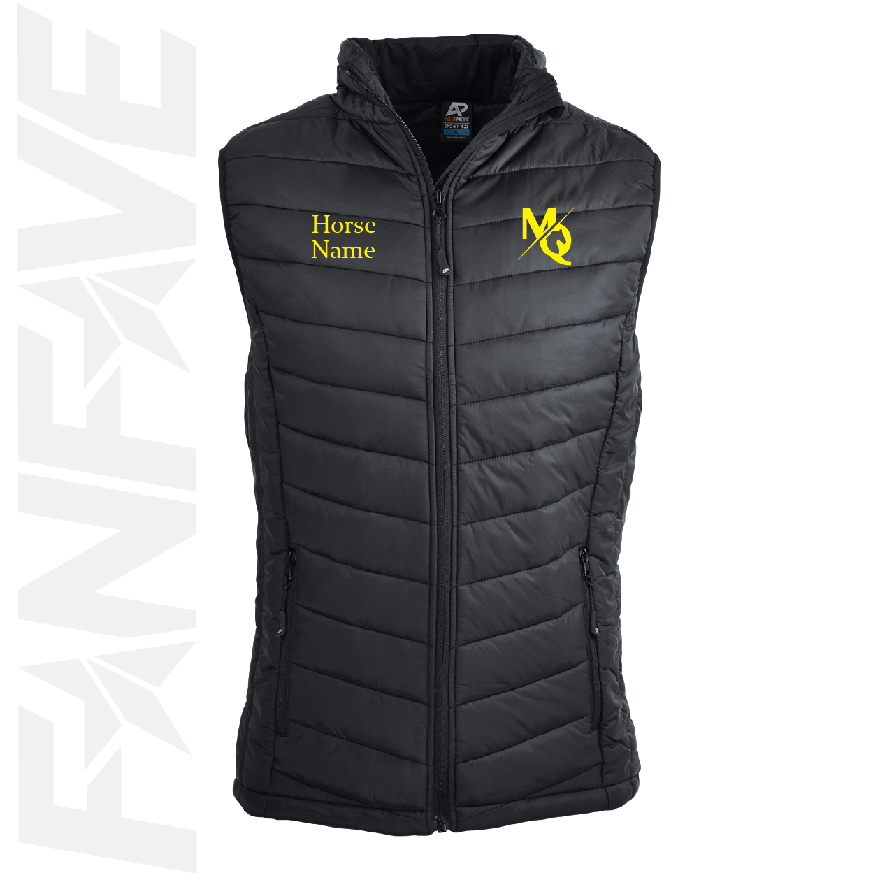 Marc Quinn Racing - Puffer Vest Personalised