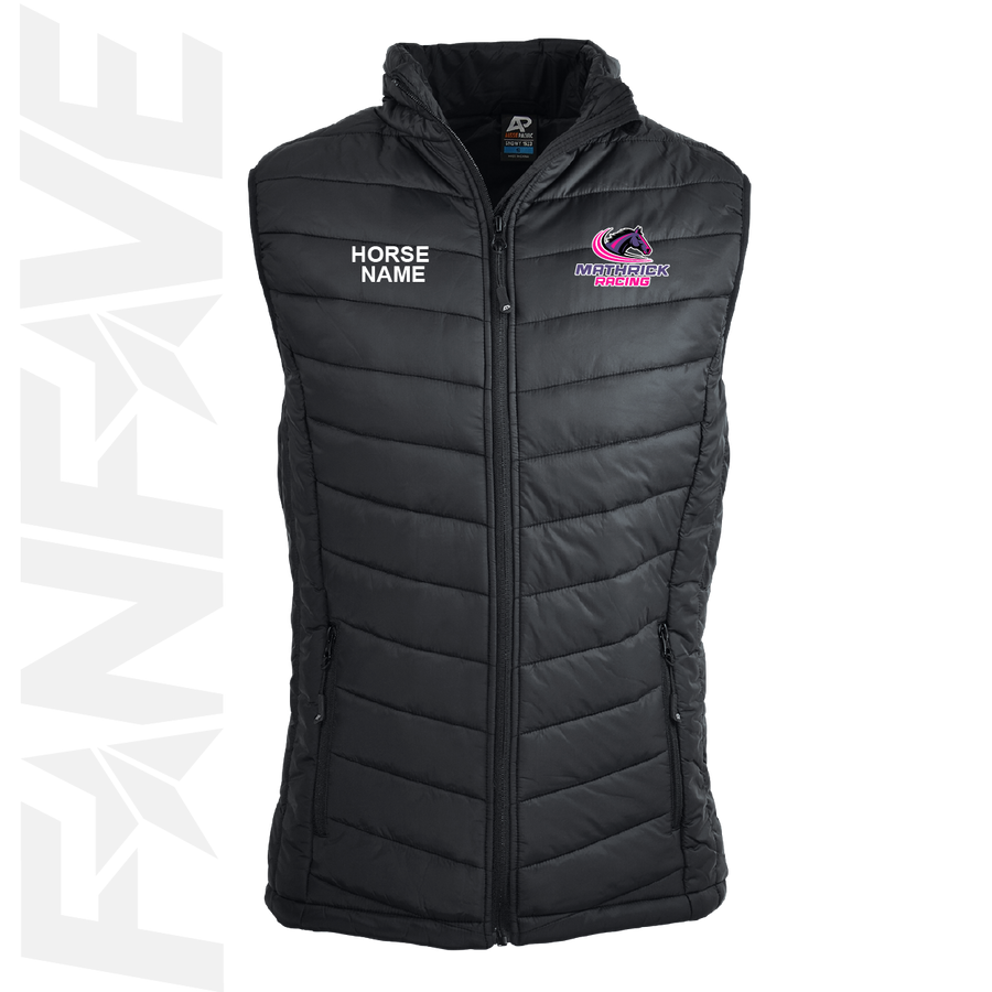 Mathrick Racing - Puffer Vest Personalised