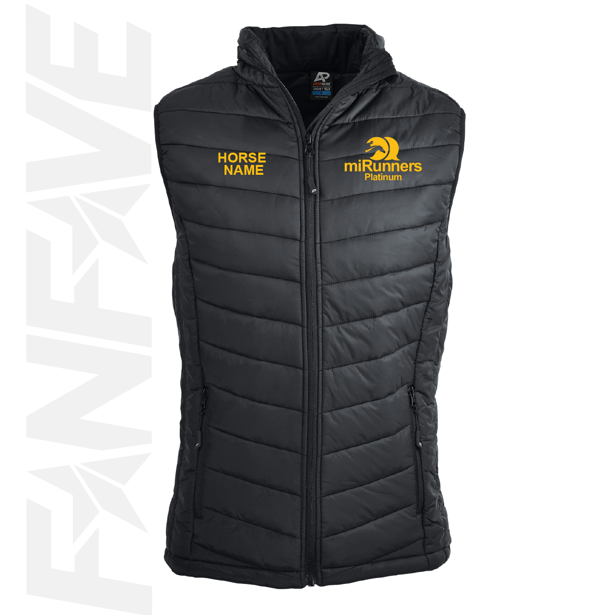 MiRunners Platinum - Puffer Vest Personalised