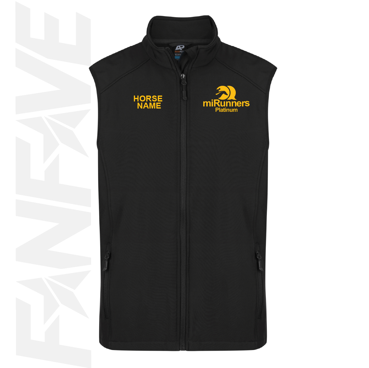 MiRunners Platinum - SoftShell Vest Personalised