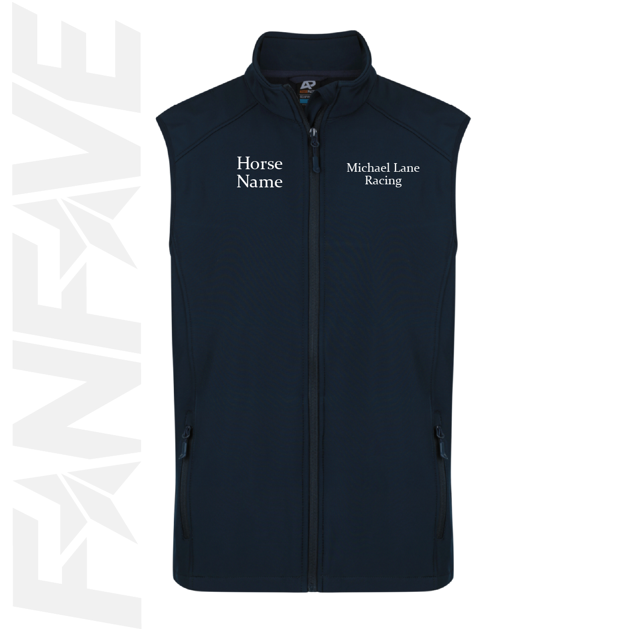 Michael Lane Racing - SoftShell Vest Personalised