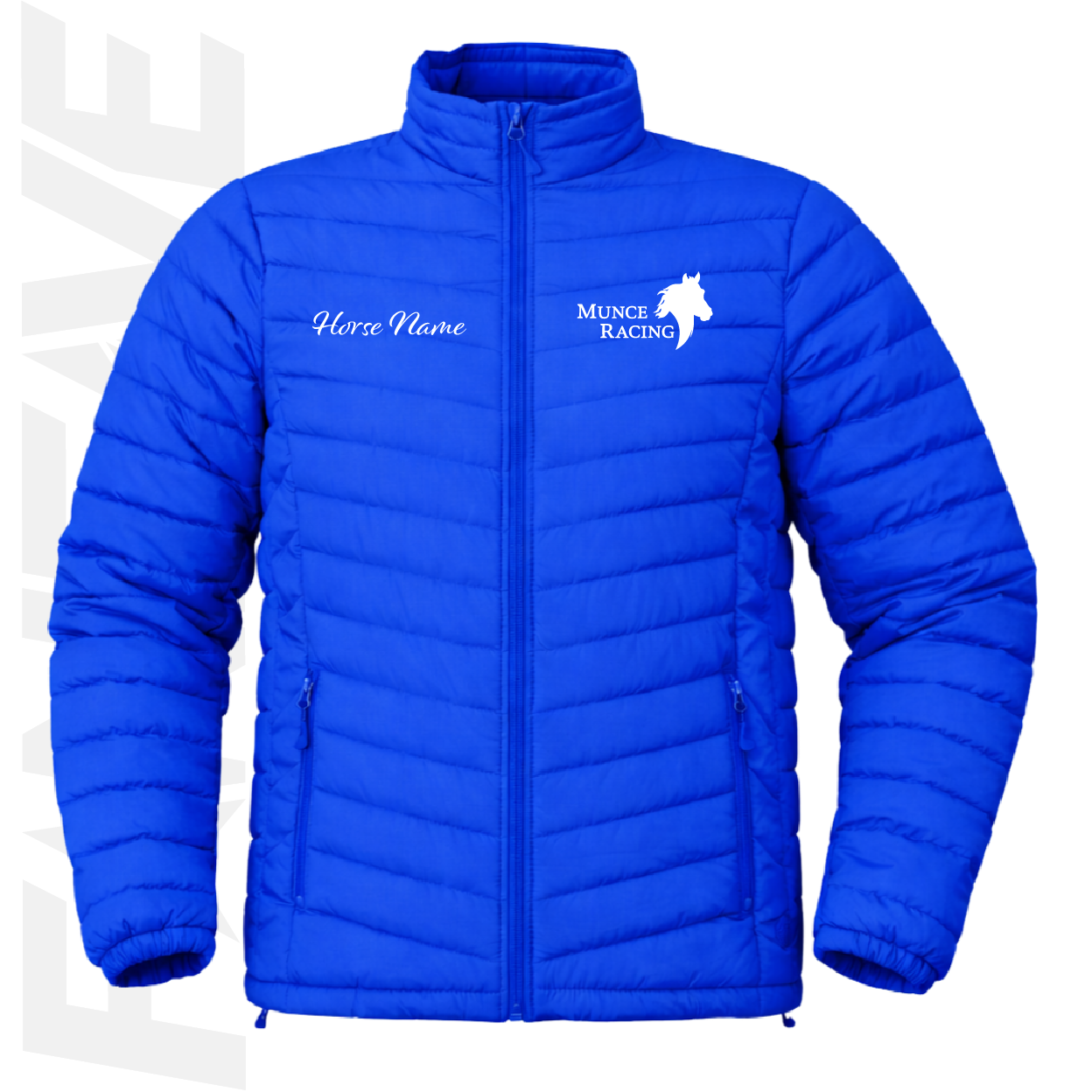 Munce Racing - Ladies Puffer Jacket Personalised