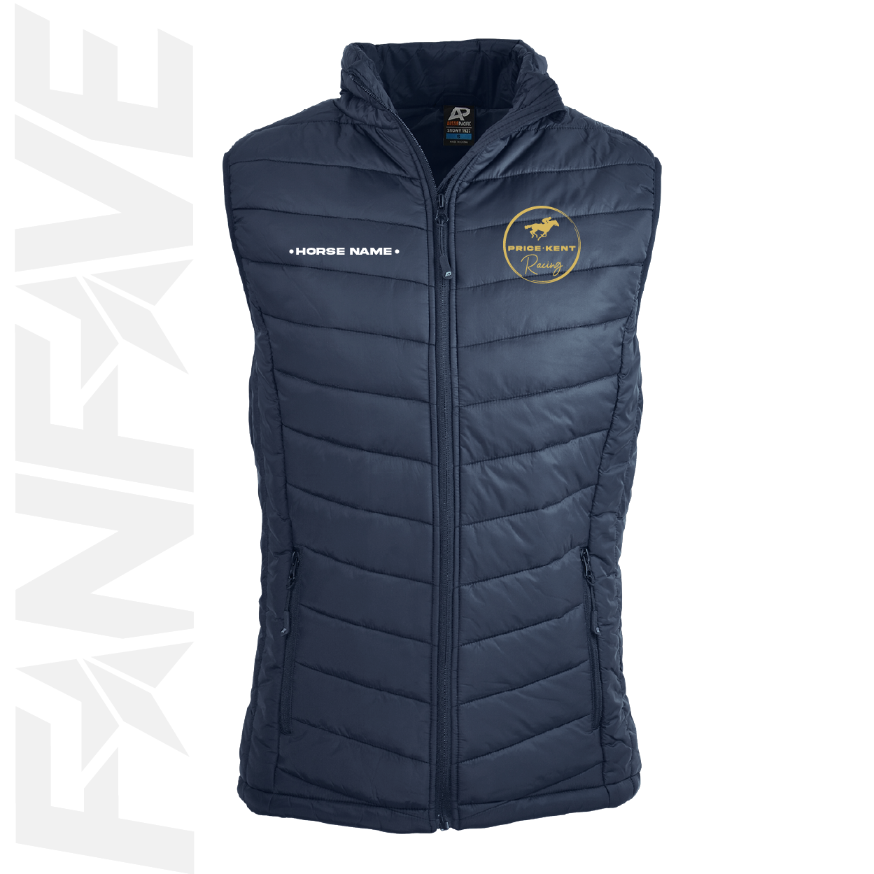 Price Kent - Puffer Vest Personalised