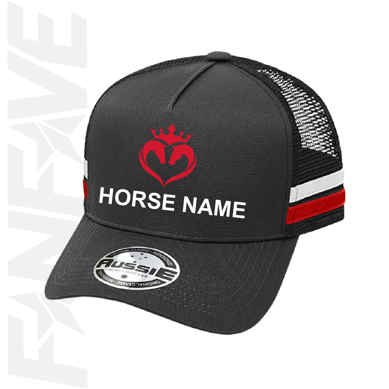 Queen of Hearts Racing - Premium Trucker Cap Personalised