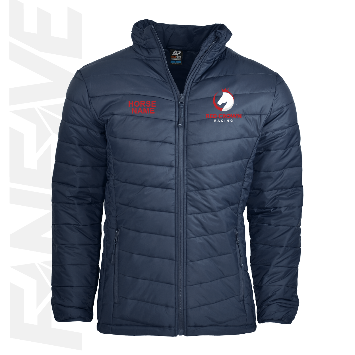 Red Crown Racing - Puffer Jacket Personalised