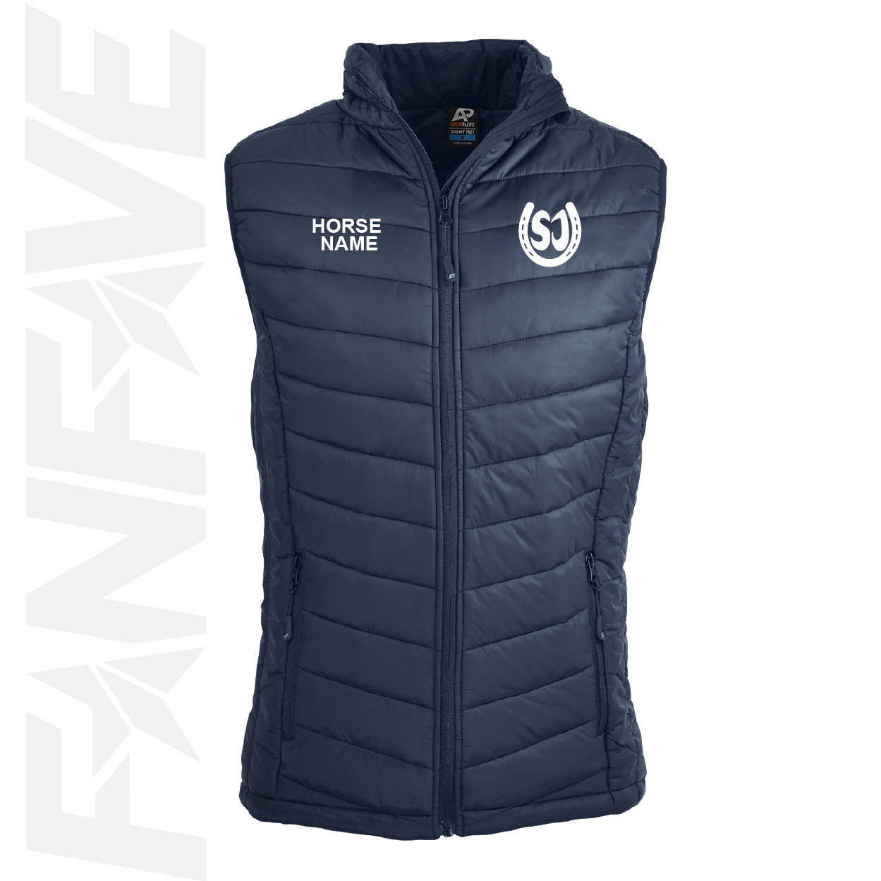 SJ Miller - Puffer Vest Personalised